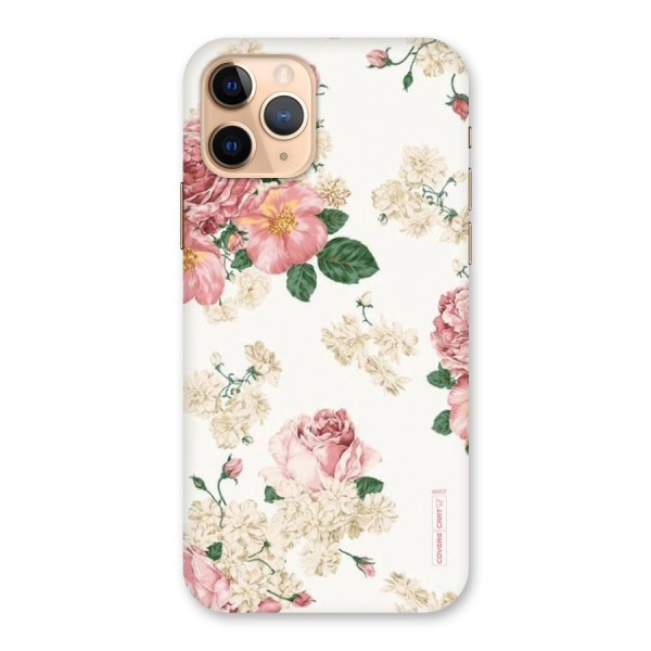 Vintage Floral Pattern Back Case for iPhone 11 Pro