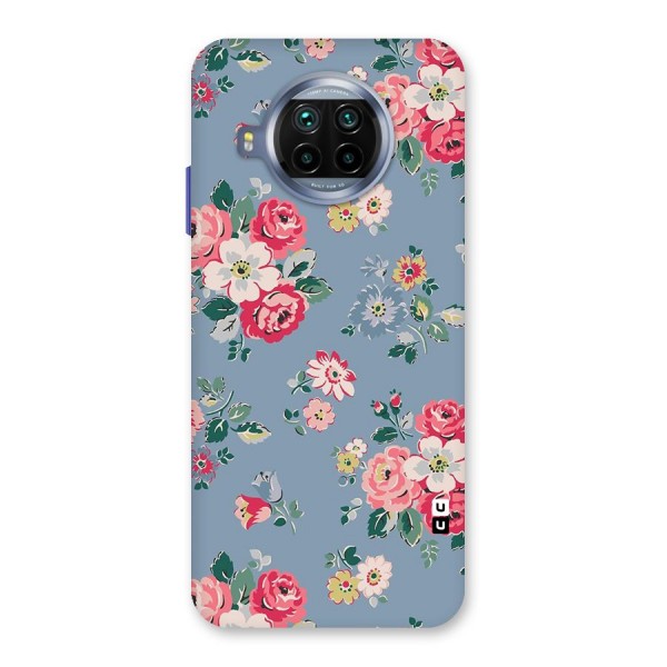 Vintage Flower Pattern Back Case for Mi 10i