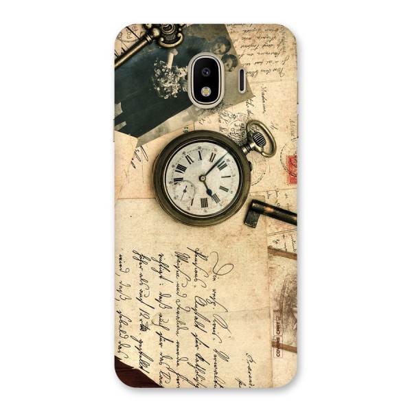Vintage Key And Compass Back Case for Galaxy J4