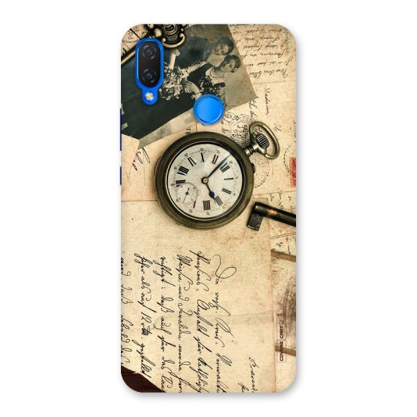 Vintage Key And Compass Back Case for Huawei P Smart+