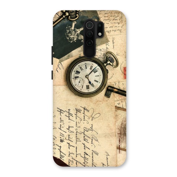 Vintage Key And Compass Back Case for Poco M2