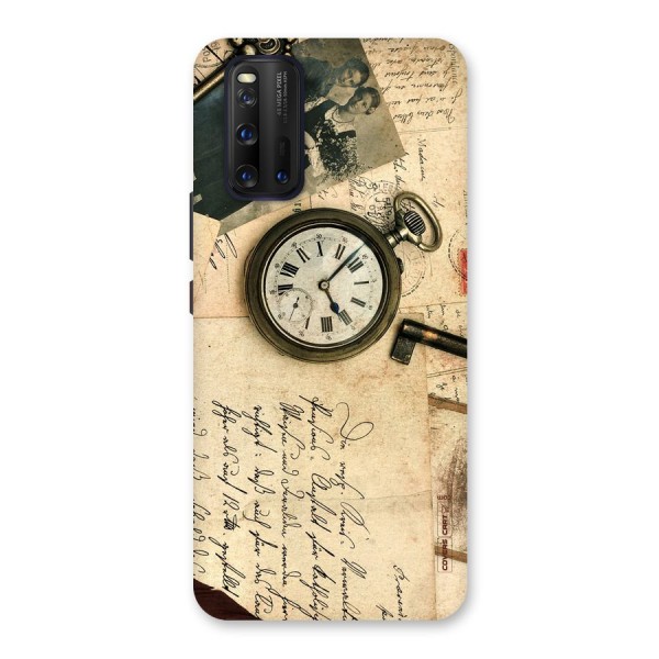Vintage Key And Compass Back Case for Vivo iQOO 3