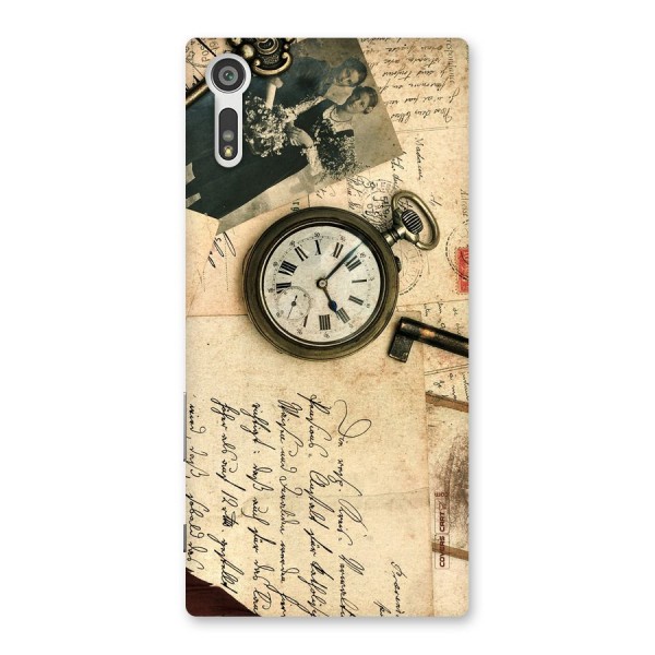 Vintage Key And Compass Back Case for Xperia XZ