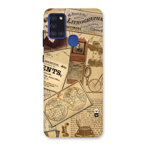 Vintage Memories Back Case for Galaxy A21s