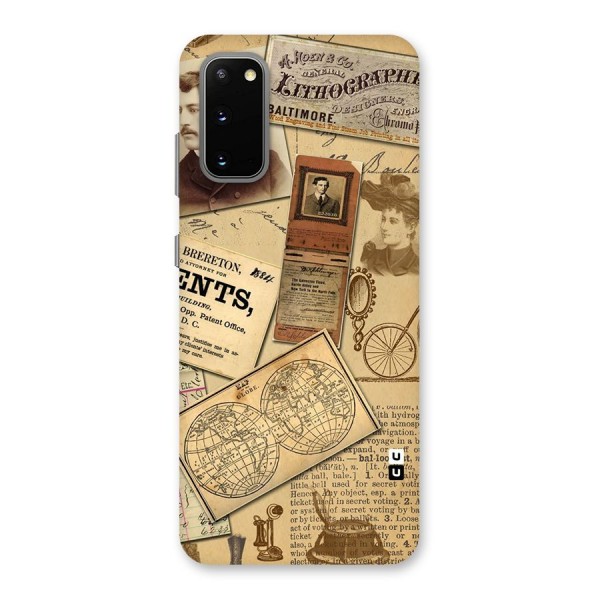 Vintage Memories Back Case for Galaxy S20