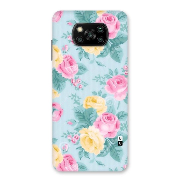 Vintage Pastels Back Case for Poco X3