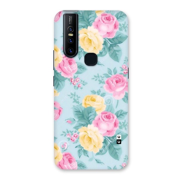 Vintage Pastels Back Case for Vivo V15