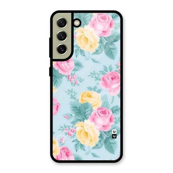 Vintage Pastels Glass Back Case for Galaxy S21 FE 5G