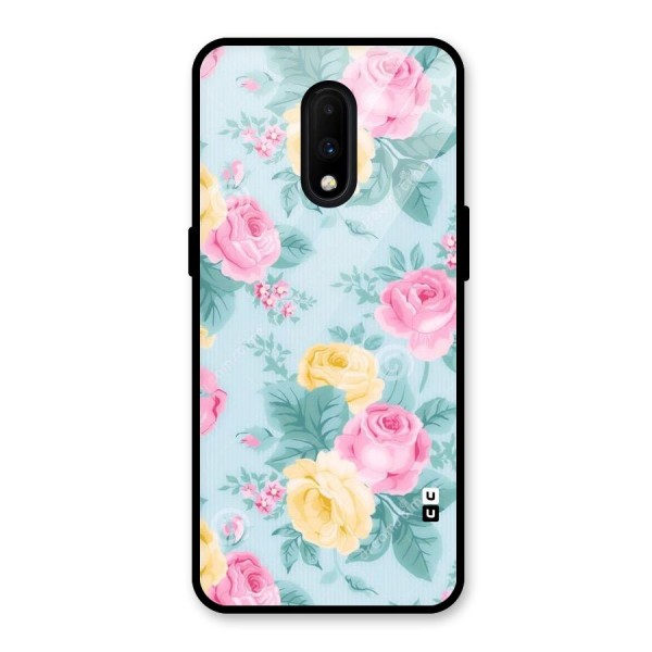 Vintage Pastels Glass Back Case for OnePlus 7
