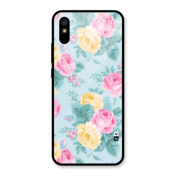 Vintage Pastels Glass Back Case for Redmi 9A