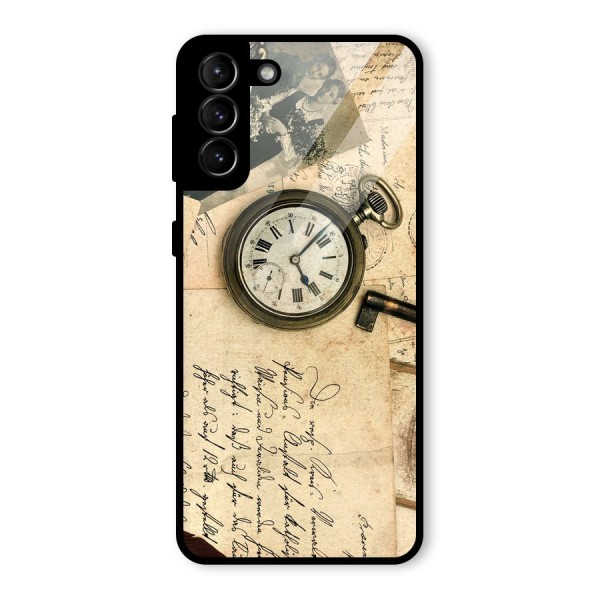 Vintage Post Cards Glass Back Case for Galaxy S21 Plus