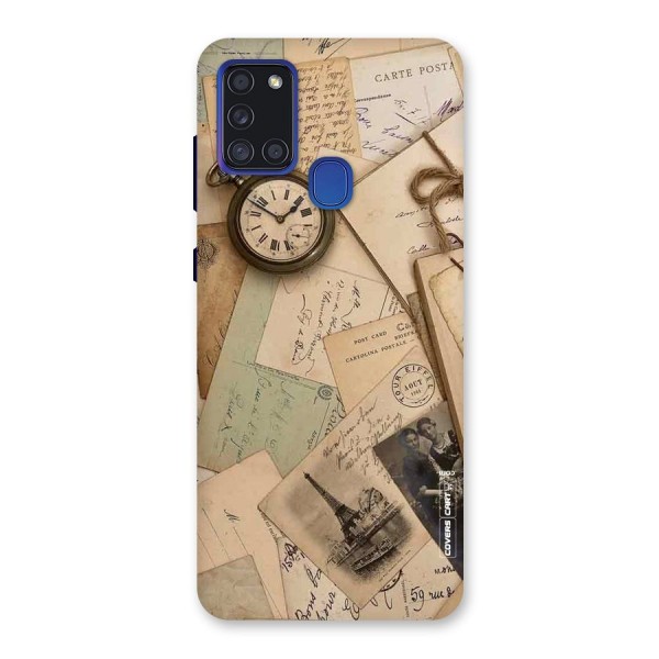 Vintage Postcards Back Case for Galaxy A21s
