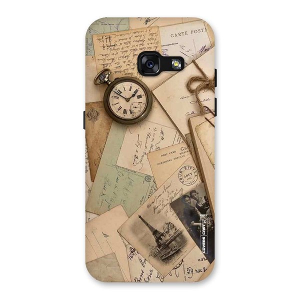 Vintage Postcards Back Case for Galaxy A3 (2017)