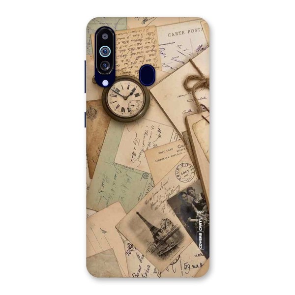 Vintage Postcards Back Case for Galaxy A60