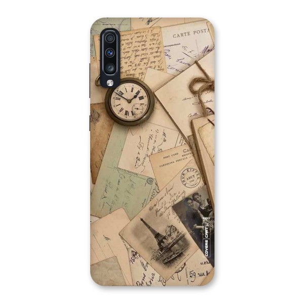 Vintage Postcards Back Case for Galaxy A70s