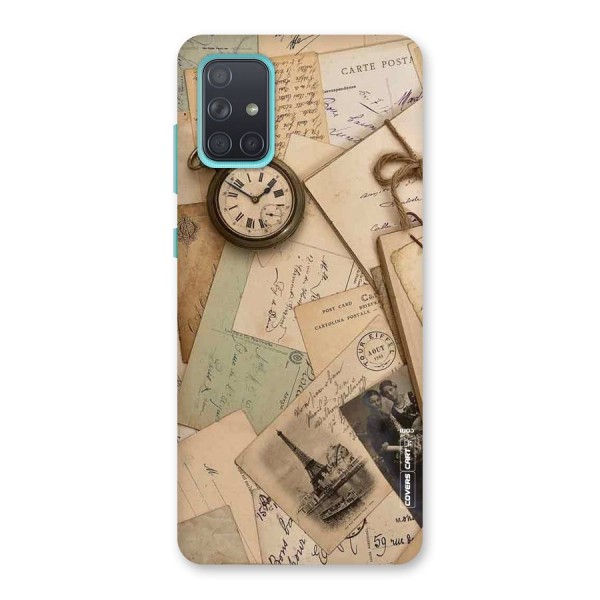 Vintage Postcards Back Case for Galaxy A71