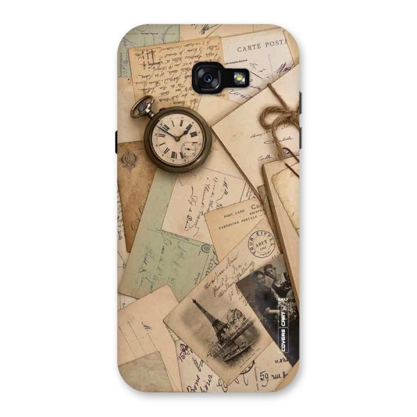 Vintage Postcards Back Case for Galaxy A7 (2017)