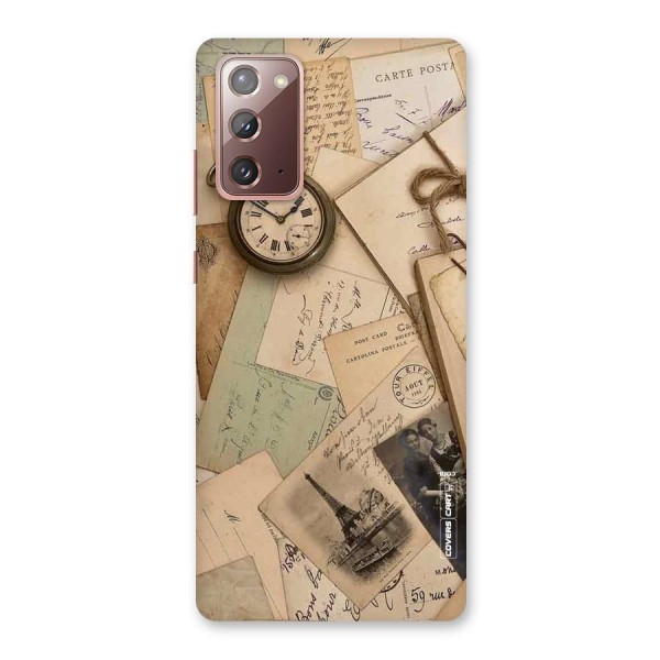 Vintage Postcards Back Case for Galaxy Note 20