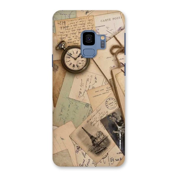 Vintage Postcards Back Case for Galaxy S9