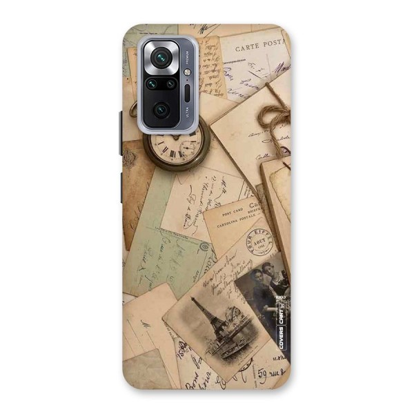 Vintage Postcards Back Case for Redmi Note 10 Pro