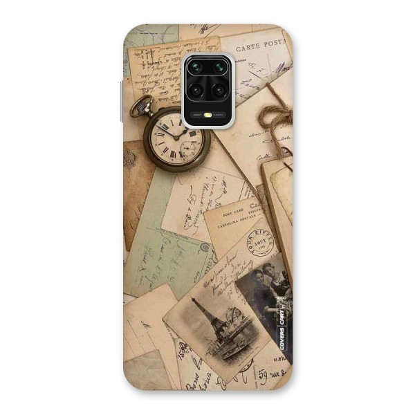 Vintage Postcards Back Case for Redmi Note 9 Pro Max