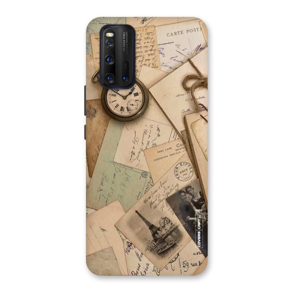 Vintage Postcards Back Case for Vivo iQOO 3