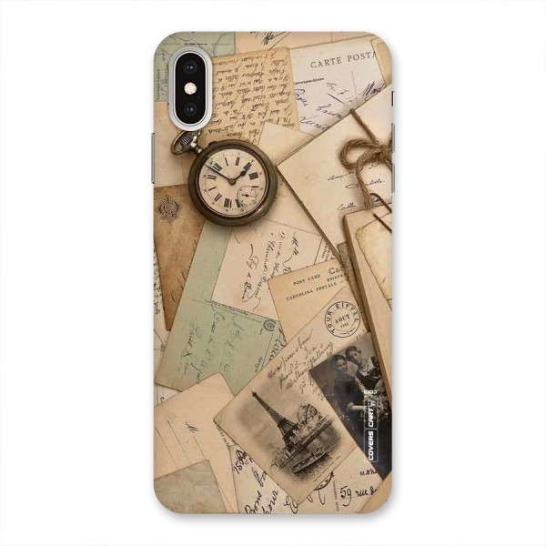 Vintage Postcards Back Case for iPhone XS Max