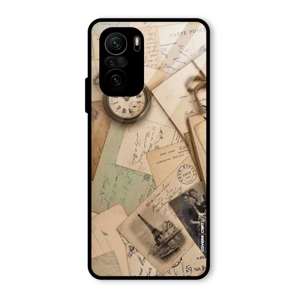 Vintage Postcards Glass Back Case for Mi 11x