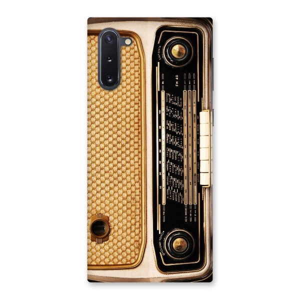 Vintage Radio Back Case for Galaxy Note 10
