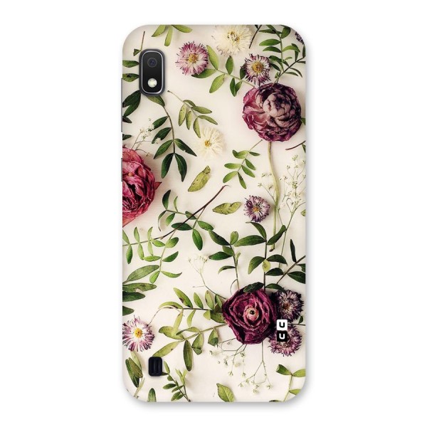 Vintage Rust Floral Back Case for Galaxy A10