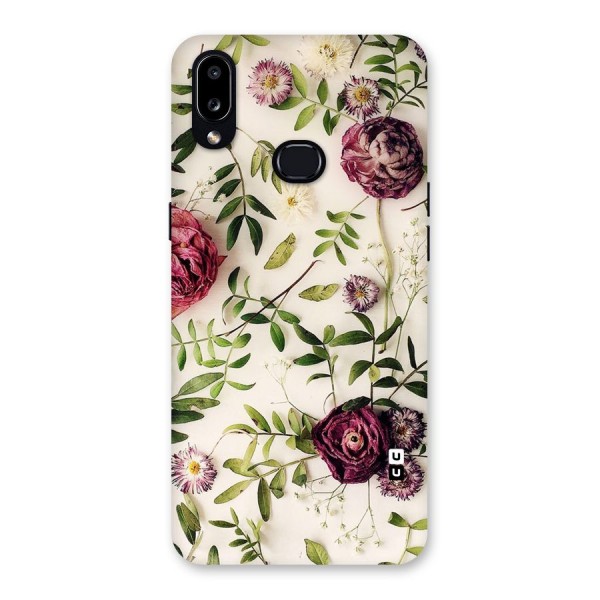 Vintage Rust Floral Back Case for Galaxy A10s