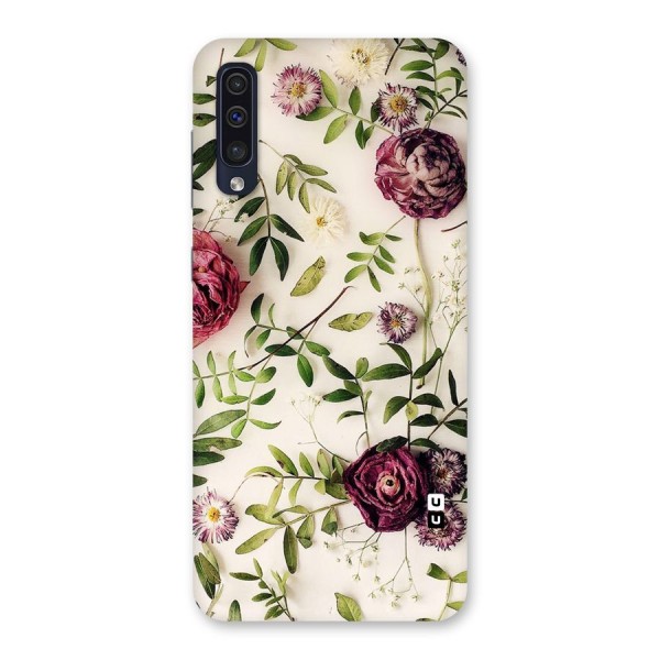 Vintage Rust Floral Back Case for Galaxy A50