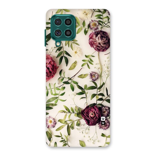 Vintage Rust Floral Back Case for Galaxy F62