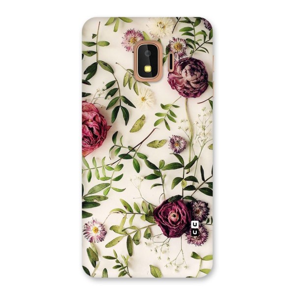 Vintage Rust Floral Back Case for Galaxy J2 Core