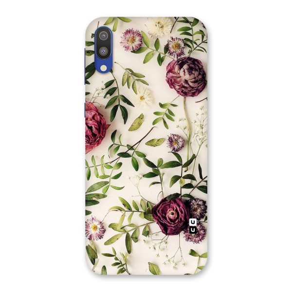 Vintage Rust Floral Back Case for Galaxy M10