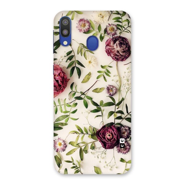 Vintage Rust Floral Back Case for Galaxy M20