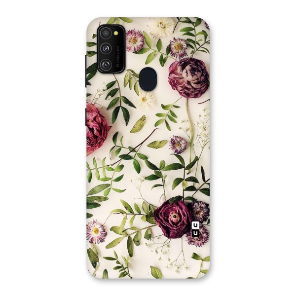 Vintage Rust Floral Back Case for Galaxy M30s