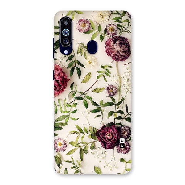 Vintage Rust Floral Back Case for Galaxy M40