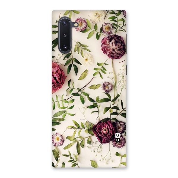 Vintage Rust Floral Back Case for Galaxy Note 10