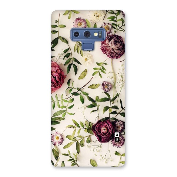 Vintage Rust Floral Back Case for Galaxy Note 9