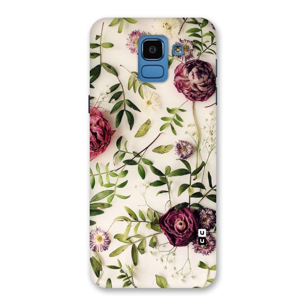 Vintage Rust Floral Back Case for Galaxy On6