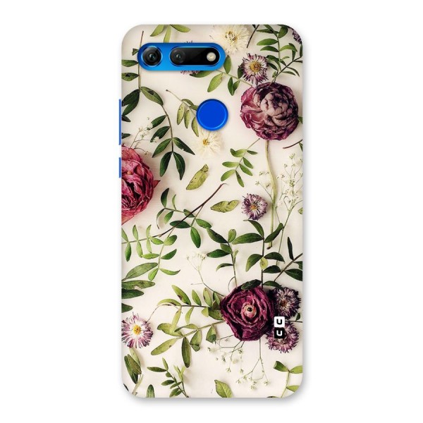 Vintage Rust Floral Back Case for Honor View 20