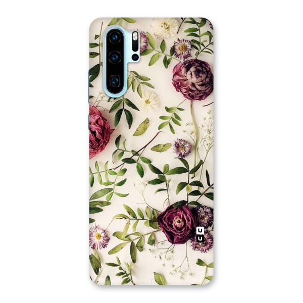 Vintage Rust Floral Back Case for Huawei P30 Pro