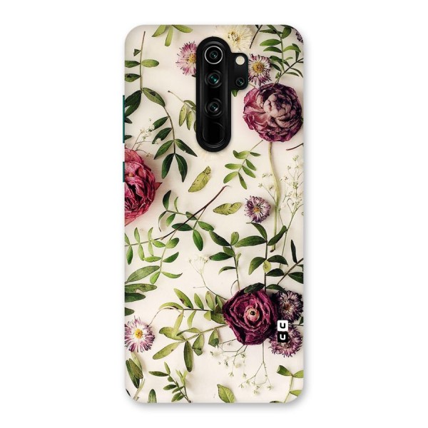 Vintage Rust Floral Back Case for Redmi Note 8 Pro