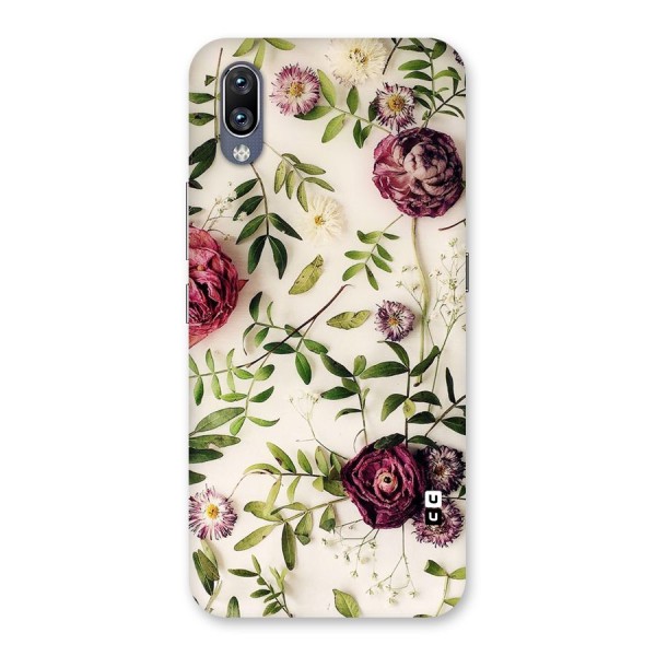 Vintage Rust Floral Back Case for Vivo NEX