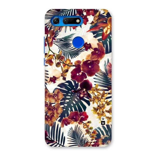 Vintage Rustic Flowers Back Case for Honor View 20