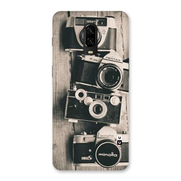 Vintage Style Shutter Back Case for OnePlus 6T