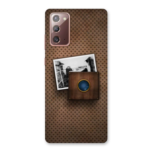 Vintage Wood Camera Back Case for Galaxy Note 20