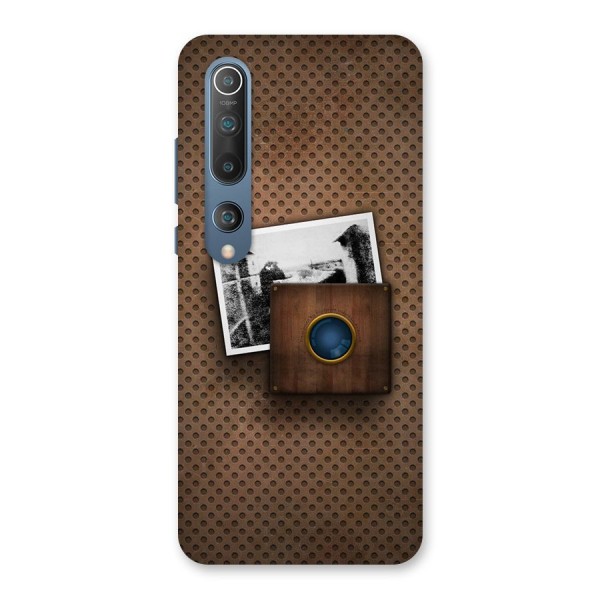 Vintage Wood Camera Back Case for Mi 10