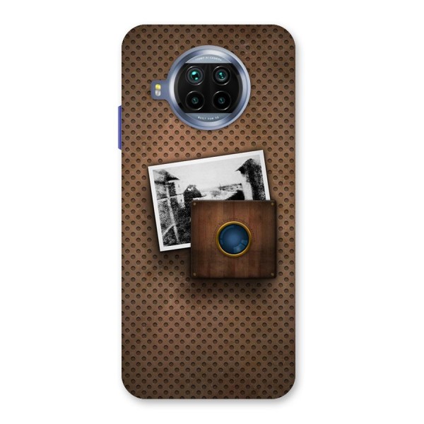 Vintage Wood Camera Back Case for Mi 10i